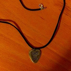 Black veil brides necklace